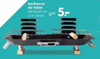 Promoties Barbecue de table - Huismerk - Blokker - Geldig van 23/05/2018 tot 29/05/2018 bij Blokker