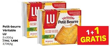Promotions Petit-beurre véritable lu - Lu - Valide de 23/05/2018 à 04/06/2018 chez Carrefour