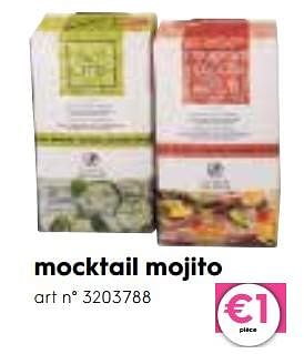 Promoties Mocktail mojito - Mocktail - Geldig van 23/05/2018 tot 29/05/2018 bij Blokker