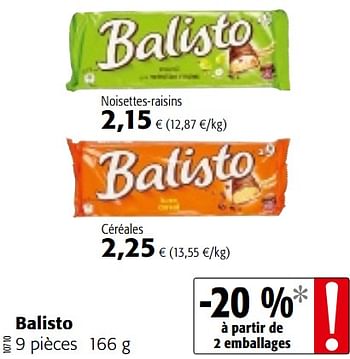 Promoties Balisto - Balisto - Geldig van 23/05/2018 tot 05/06/2018 bij Colruyt
