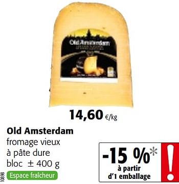 Promotions Old amsterdam fromage vieux à pâte dure - Old Amsterdam - Valide de 23/05/2018 à 05/06/2018 chez Colruyt