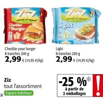 Promoties Ziz tout l`assortiment - Ziz - Geldig van 23/05/2018 tot 05/06/2018 bij Colruyt