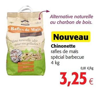 Promoties Chinonette rafles de maïs spécial barbecue - Huismerk - Colruyt - Geldig van 23/05/2018 tot 05/06/2018 bij Colruyt