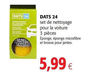 Promoties Dats 24 set de nettoyage pour la voiture - Dats 24 - Geldig van 23/05/2018 tot 05/06/2018 bij Colruyt