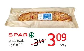 Promoties Spar pizza ovale - Spar - Geldig van 24/05/2018 tot 06/06/2018 bij Spar (Colruytgroup)