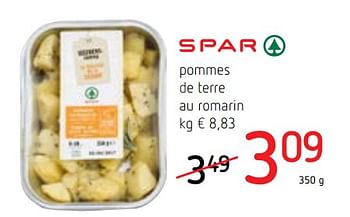 Promoties Spar pommes de terre au romarin - Spar - Geldig van 24/05/2018 tot 06/06/2018 bij Spar (Colruytgroup)