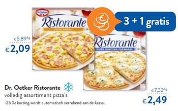 Promotions Dr. oetker ristorante volledig assortiment pizza`s - Dr. Oetker - Valide de 23/05/2018 à 05/06/2018 chez OKay