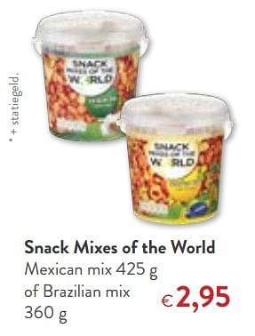 Promoties Snack mixes of the world mexican mix of brazilian mix - Snack Mixes of the World - Geldig van 23/05/2018 tot 05/06/2018 bij OKay