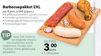 Promoties Barbecuepakket 2xl - Huismerk - Buurtslagers - Geldig van 25/05/2018 tot 31/05/2018 bij Buurtslagers