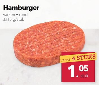 Promotions Hamburger - Huismerk - Buurtslagers - Valide de 25/05/2018 à 07/06/2018 chez Buurtslagers