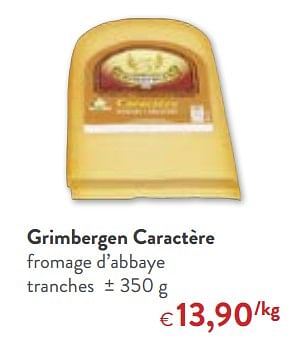 Promoties Grimbergen caractère fromage d`abbaye - Grimbergen - Geldig van 23/05/2018 tot 05/06/2018 bij OKay