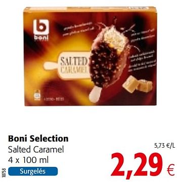 Promotions Boni selection salted caramel - Boni - Valide de 23/05/2018 à 05/06/2018 chez Colruyt