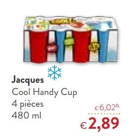 Promoties Jacques cool handy cup - Jacques - Geldig van 23/05/2018 tot 05/06/2018 bij OKay