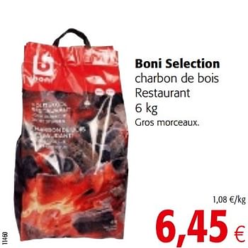 Promotions Boni selection charbon de bois restaurant - Boni - Valide de 23/05/2018 à 05/06/2018 chez Colruyt