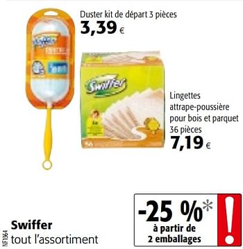 Promoties Swiffer tout l`assortiment - Swiffer - Geldig van 23/05/2018 tot 05/06/2018 bij Colruyt