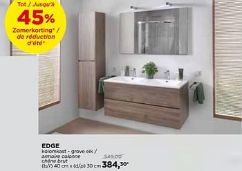 Promoties Storke edge badkamermeubelen - meubles salle de bains - Storke - Geldig van 26/06/2018 tot 26/06/2018 bij X2O