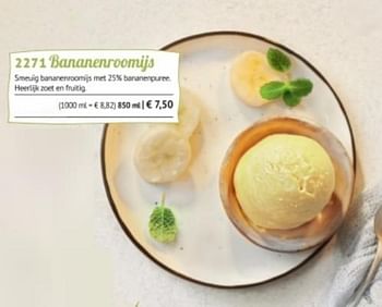Promoties Bananenroomijs - Huismerk - Bofrost - Geldig van 14/05/2018 tot 31/08/2018 bij Bofrost