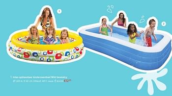 Promoties Intex opblaasbaar kinderzwembad wild geometry - Intex - Geldig van 24/05/2018 tot 04/06/2018 bij Dreamland