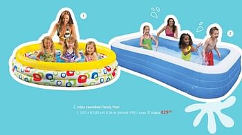 Promoties Intex zwembad family pool - Intex - Geldig van 24/05/2018 tot 04/06/2018 bij Dreamland