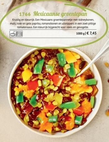 Promoties Mexicaanse groentepan - Huismerk - Bofrost - Geldig van 14/05/2018 tot 31/08/2018 bij Bofrost