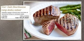 Promoties Zuid-amerikaanse rump steaks, natuur - Huismerk - Bofrost - Geldig van 14/05/2018 tot 31/08/2018 bij Bofrost