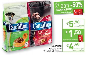 Promoties Canaillou hondenbrokken - Canaillou - Geldig van 29/05/2018 tot 03/06/2018 bij Intermarche