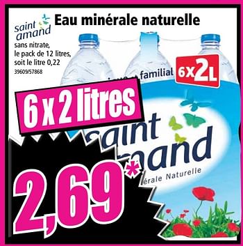 Promoties Eau minérale naturelle - Saint amand - Geldig van 30/05/2018 tot 05/06/2018 bij Norma
