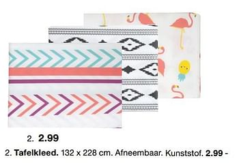Promoties Tafelkleed - Huismerk - Zeeman  - Geldig van 26/05/2018 tot 09/06/2018 bij Zeeman