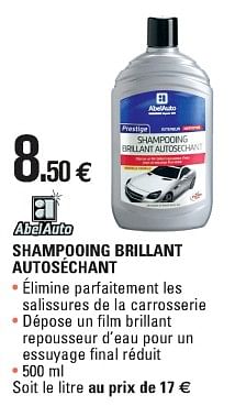 Promotions Shampooing brillant autoséchant - AbelAuto - Valide de 02/05/2018 à 30/03/2019 chez E.Leclerc