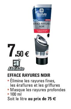 Promo EFFACE-RAYURES UNIVERSEL TECH9 (1) chez E.Leclerc L'Auto