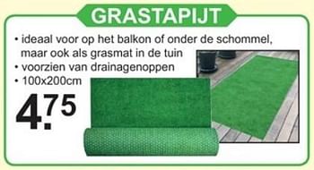 Promoties Grastapijt - Huismerk - Van Cranenbroek - Geldig van 09/05/2018 tot 09/06/2018 bij Van Cranenbroek