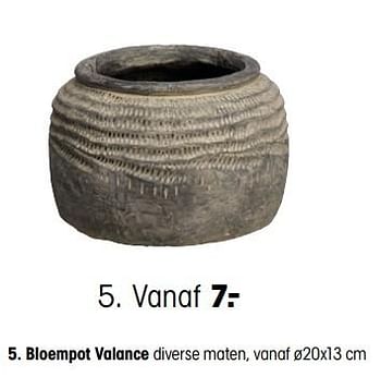 Promoties Bloempot valance - Huismerk - Kwantum - Geldig van 28/05/2018 tot 10/06/2018 bij Kwantum