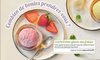 Promoties Crème glacée aux fraises - Huismerk - Bofrost - Geldig van 14/05/2018 tot 31/08/2018 bij Bofrost