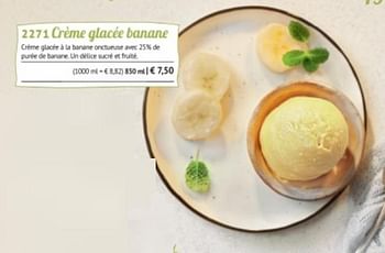Promotions Crème glacée banane - Produit maison - Bofrost - Valide de 14/05/2018 à 31/08/2018 chez Bofrost