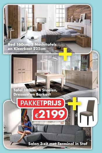 Promotions Pakketprijs - Produit Maison - O & O Trendy Wonen - Valide de 28/05/2018 à 30/06/2018 chez O & O Trendy Wonen