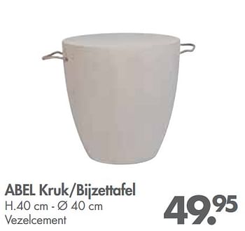 Promotions Abel kruk-bijzettafel - Produit maison - Casa - Valide de 28/05/2018 à 01/07/2018 chez Casa