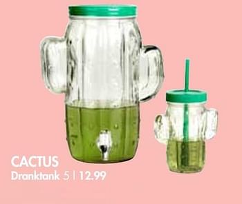 Promoties Cactus dranktank - Huismerk - Casa - Geldig van 28/05/2018 tot 01/07/2018 bij Casa