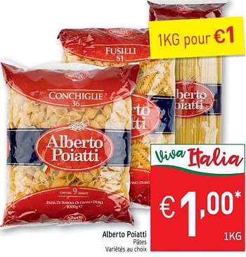 Promoties Alberto poiatti pates - Alberto Poiatti - Geldig van 29/05/2018 tot 03/06/2018 bij Intermarche