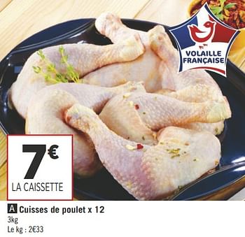Promotions Cuisses de poulet - Produit Maison - Géant Casino - Valide de 29/05/2018 à 03/06/2018 chez Géant Casino