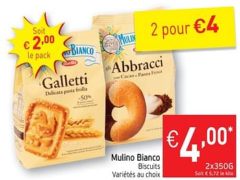 Promotions Mulino bianco biscuits - Mulino Bianco - Valide de 29/05/2018 à 03/06/2018 chez Intermarche