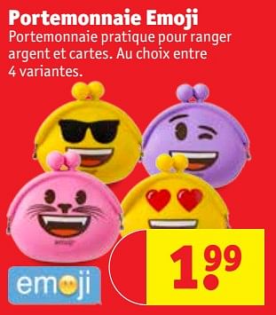 Promotions Portemonnaie emoji - Emoji - Valide de 29/05/2018 à 10/06/2018 chez Kruidvat