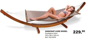 Promoties Hangmat luxe model - Huismerk - Supra Bazar - Geldig van 29/05/2018 tot 26/06/2018 bij Supra Bazar