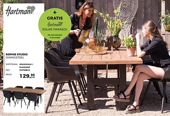 Promoties Hartman sophie studio diningstoel - Hartman - Geldig van 29/05/2018 tot 26/06/2018 bij Supra Bazar