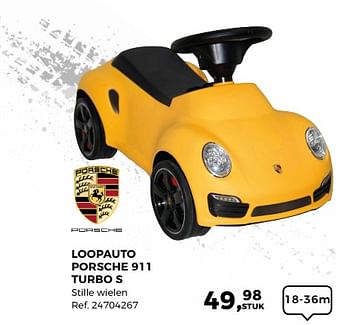 Promoties Loopauto porsche 911 turbo s - Porsche - Geldig van 29/05/2018 tot 26/06/2018 bij Supra Bazar