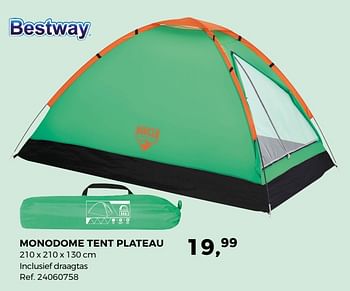 Promoties Monodome tent plateau - BestWay - Geldig van 29/05/2018 tot 26/06/2018 bij Supra Bazar