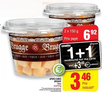 Promotions Apero-cubes brugge - Brugge - Valide de 30/05/2018 à 05/06/2018 chez Smatch