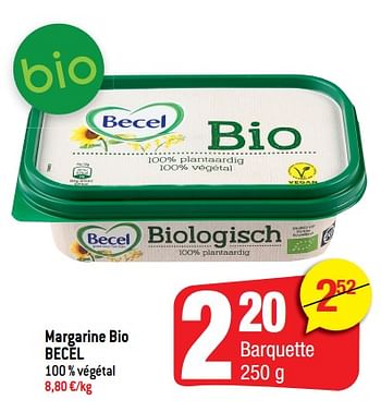 Promotions Margarine bio becel - Becel - Valide de 30/05/2018 à 05/06/2018 chez Smatch