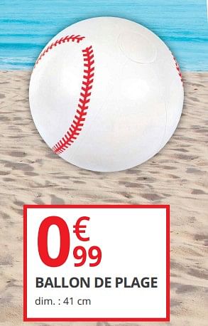 Promotions Ballon de plage - Produit Maison - Auchan Ronq - Valide de 29/05/2018 à 10/06/2018 chez Auchan Ronq