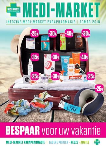 Promoties Bespaar voor uw vakantie - Huismerk - Medi-Market - Geldig van 31/05/2018 tot 31/08/2018 bij Medi-Market