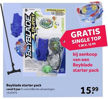 Promoties Beyblade starter pack - Starter - Geldig van 14/05/2018 tot 03/06/2018 bij Bart Smit